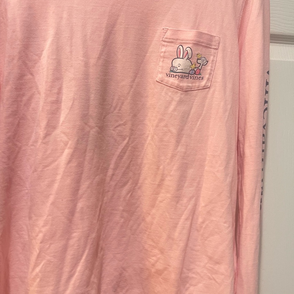 Vineyard Vines Kids Light Pink Long Sleeve Tee